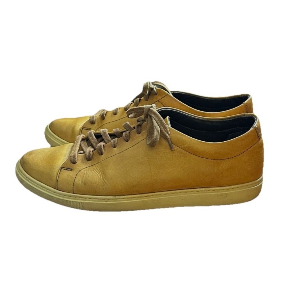Allen Edmonds Canal‎ Court Men's Brown Leather Sneakers US 12 E Shoes Casual